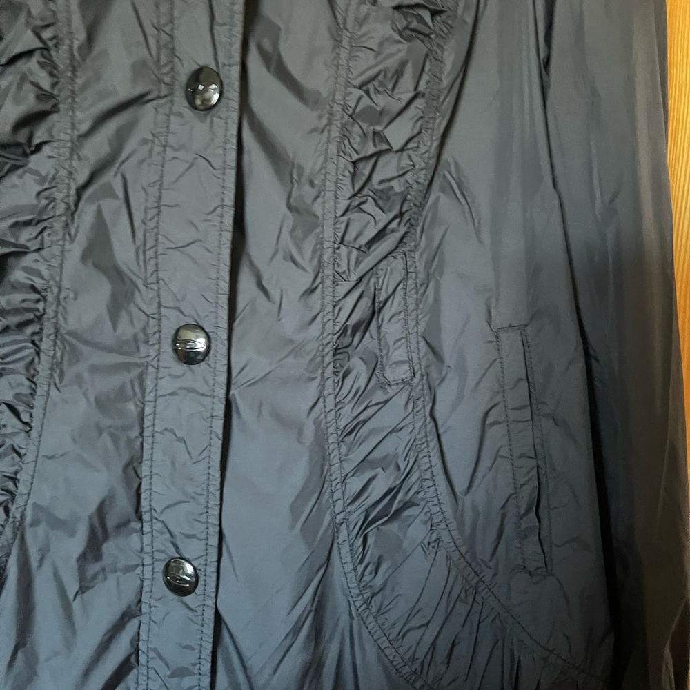 DKNY drawstring rayon jacket